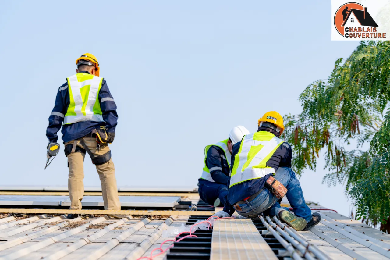 Réparation de fuite à Marignier : solins, noues, rives et entourages de cheminées