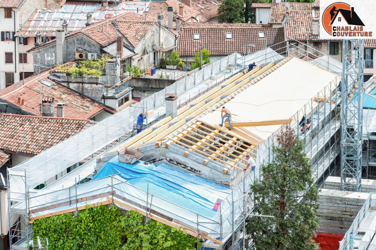 Entretien et réparation de toiture à Passy : démoussage, hydrofuge, étanchéité