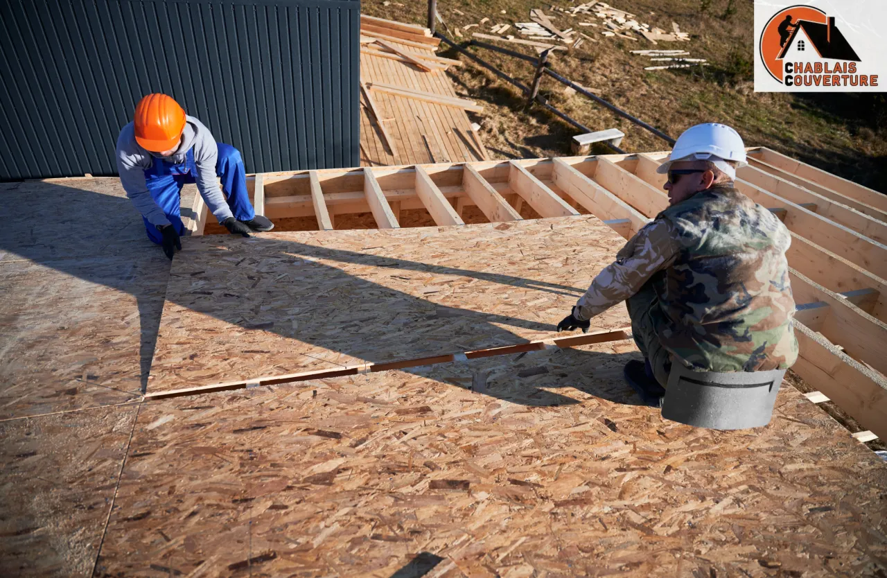 Urgence fuite de toiture à Cranves-Sales après intempéries