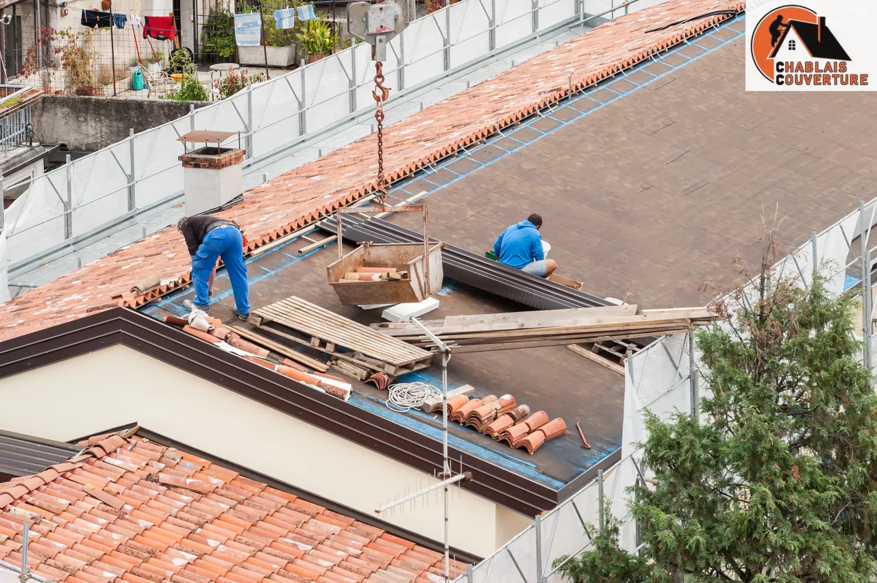 Urgence fuite de toiture à Marignier après intempéries